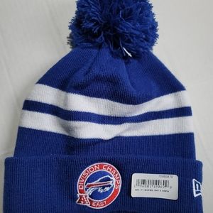 Buffalo Bills New Era NFC North Division Champions Top Stripe Pom Knit Royal